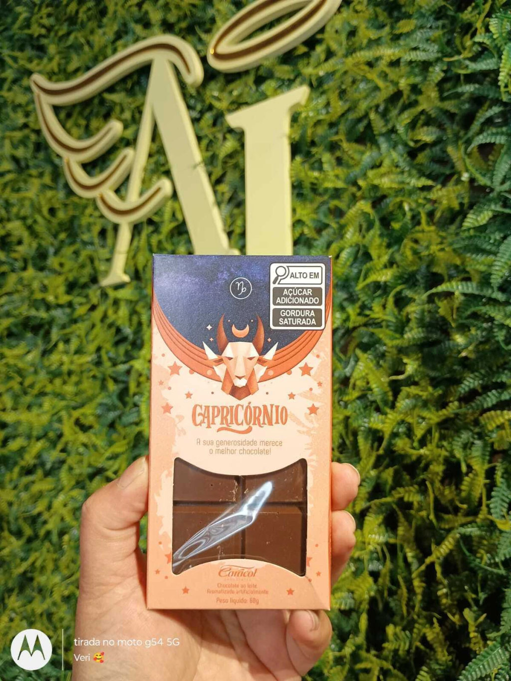 Chocolate ao Leite Signo Capricórnio 60g Caracol Astro