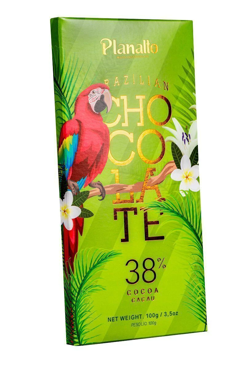 Barra Ao Leite 38% Cacau 100g Planalto S/gluten