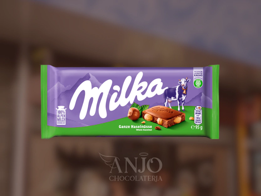 Chocolate MILKA Whole Hazelnut 95g
