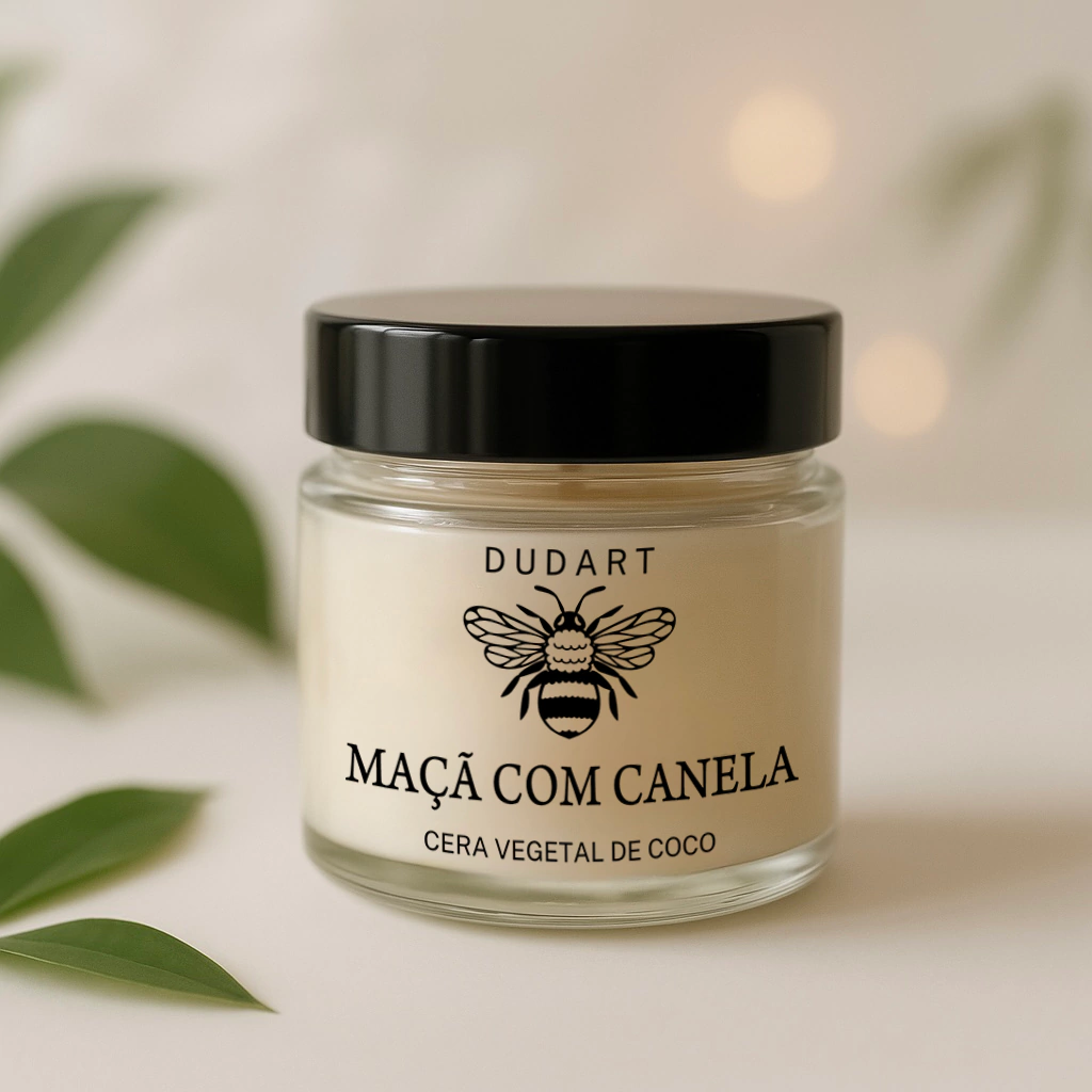Vela Maçã com Canela Lata 150ml - DUDART