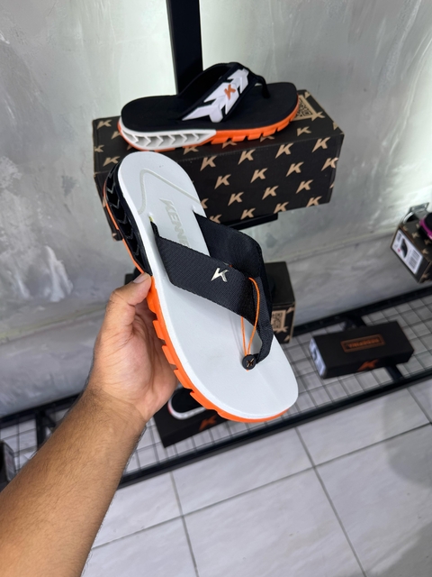 Kenner rakka preto/branco/laranja