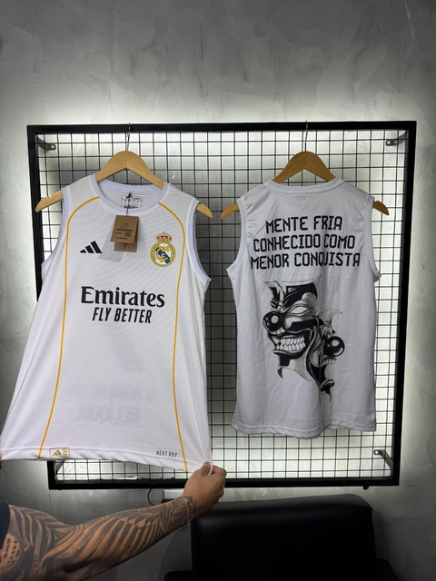 Regata personalizada Real Madrid branco