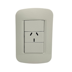 Modulo completo de 1 Tomacorriente - Jeluz - comprar online