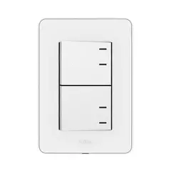 Modulo completo de 2 interruptor teclon - Jeluz Mito - comprar online