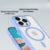 Funda Acrílica Transparente MagSafe Borde Color para iPhone - comprar online