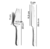 Set X 2 Utensilios De Acero Pala Y Cuchillo En Caja - Tienda Consaco