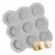 Molde Silicona Redondo X9 Repostería Bombón Jabones Velas - Tienda Consaco