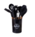 Kit X12 Utensilios Cocina Completo Madera Y Silicona Calor en internet