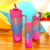 Set 3 Botellas Motivacionales 300ml 800ml 1200ml Deportiva - tienda online