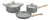 Bateria Aluminio Antiadherente Granito Hudson Gra01 Color Gris - Tienda Consaco