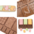 Molde de silicona tabletas de chocolate x9 - Tienda Consaco