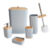 Set Baño Plásticox6 Completo Cest Escobilla Dispenser - comprar online