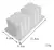 Molde cubo burbuja corazones para velas - Tienda Consaco