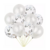 Imagen de Set 10 Globos Color Y Globos Transparente Confetti
