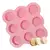 Molde Silicona Redondo X9 Repostería Bombón Jabones Velas - tienda online