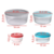 Recipientes X4 De Vidrio Con Tapa Contenedor Herméticos Color surtido