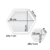 Molde De Silicona 2 Platos Bandejas Hexagonales Para Resina en internet