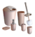Set Baño Plásticox6 Completo Cesto Dispenser Escobilla en internet