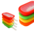 Set x4 Moldes de helado individuales + Tapa + Palito Medewet - tienda online