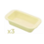 Set x3 molde mini budin