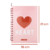 Cuaderno A5 Espiral Glitter Love Tapa Dura Hojas Rayadas en internet