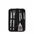 Set asador x4 Cuchillo + Pinche + Pinza + Espátula + Estuche en internet