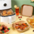50 Bandeja Papel Cuadrada X50 Freidora Aire Airfryer 20cm en internet