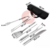Set asador x4 Cuchillo + Pinche + Pinza + Espátula + Estuche - comprar online