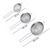 Set x3 coladores de acero inoxidable - comprar online