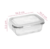 Contenedor Taper Rectangular Hermetico Vidrio C/tapa Mediano - Tienda Consaco
