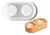 Molde silicona porta velas circular doble Resina - Yeso - Vela - comprar online