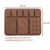 Molde de silicona tabletas de chocolate x9 - tienda online