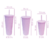 Set X3 Vasos Acrilicos Tumbler C/sorbete Tipo Starbucks - comprar online