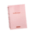 Cuaderno A5 Espiral Glitter Love Tapa Dura Hojas Rayadas