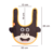 Babero Bebe Animalitos Caritas Doble Capa Suave - comprar online