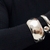 Bracelete Liso Largo Prateado - comprar online