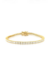Pulseira Riviera com Cristais Redondos ban. Dourado Incolor