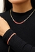 Pulseira Zircônia Vermelha