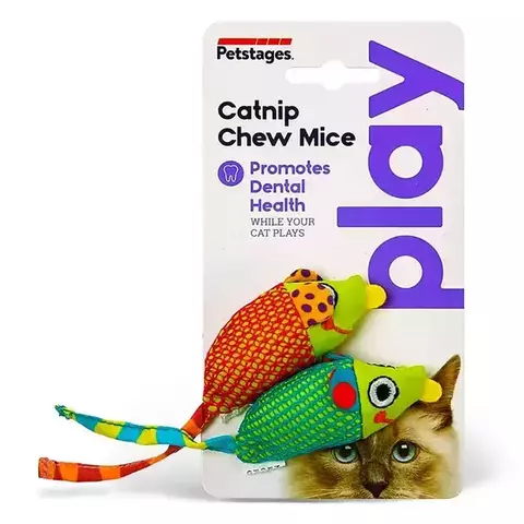 Catnip Chew Mice - Petstages - comprar online