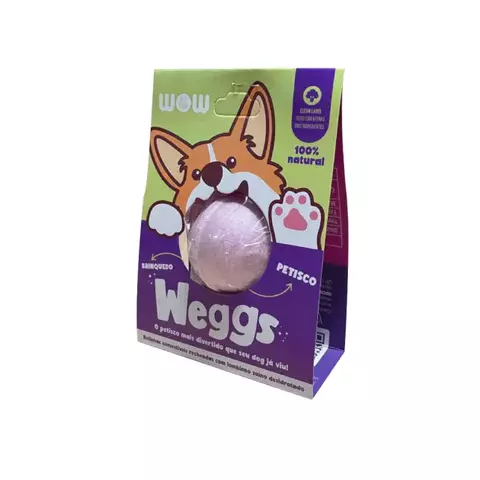 Petisco WOW Pet Food Weggs para Cães Sabor Lombinho Suíno