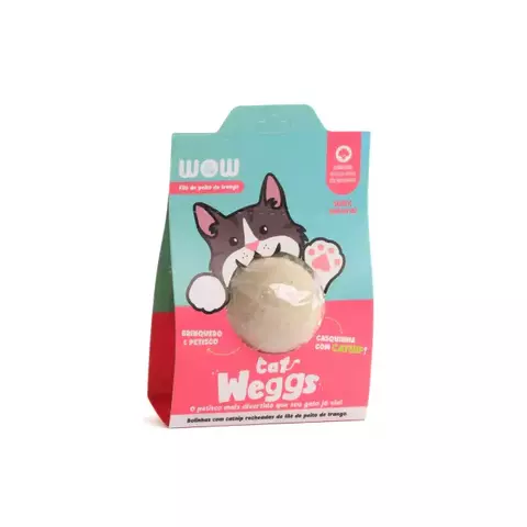 Petisco WOW Pet Food Weggs para Gatos Sabor Frango com Catnip