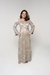 VESTIDO BORDADO NUDE