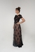 VESTIDO DENISE LEAL LONGO BORDADO - peguei do closet