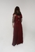 VESTIDO FLORES VINHO - comprar online