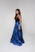 VESTIDO SAKS F. AVENUE AZUL ZIBELINE - peguei do closet