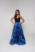 VESTIDO SAKS F. AVENUE AZUL ZIBELINE - comprar online