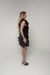 VESTIDO PRETO BABADOS - peguei do closet