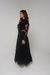 VESTIDO ZIMMER PRETO MIDI GOLA - comprar online