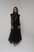 VESTIDO ZIMMER PRETO MIDI GOLA - peguei do closet