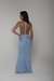 VESTIDO AZUL BORDADO - comprar online